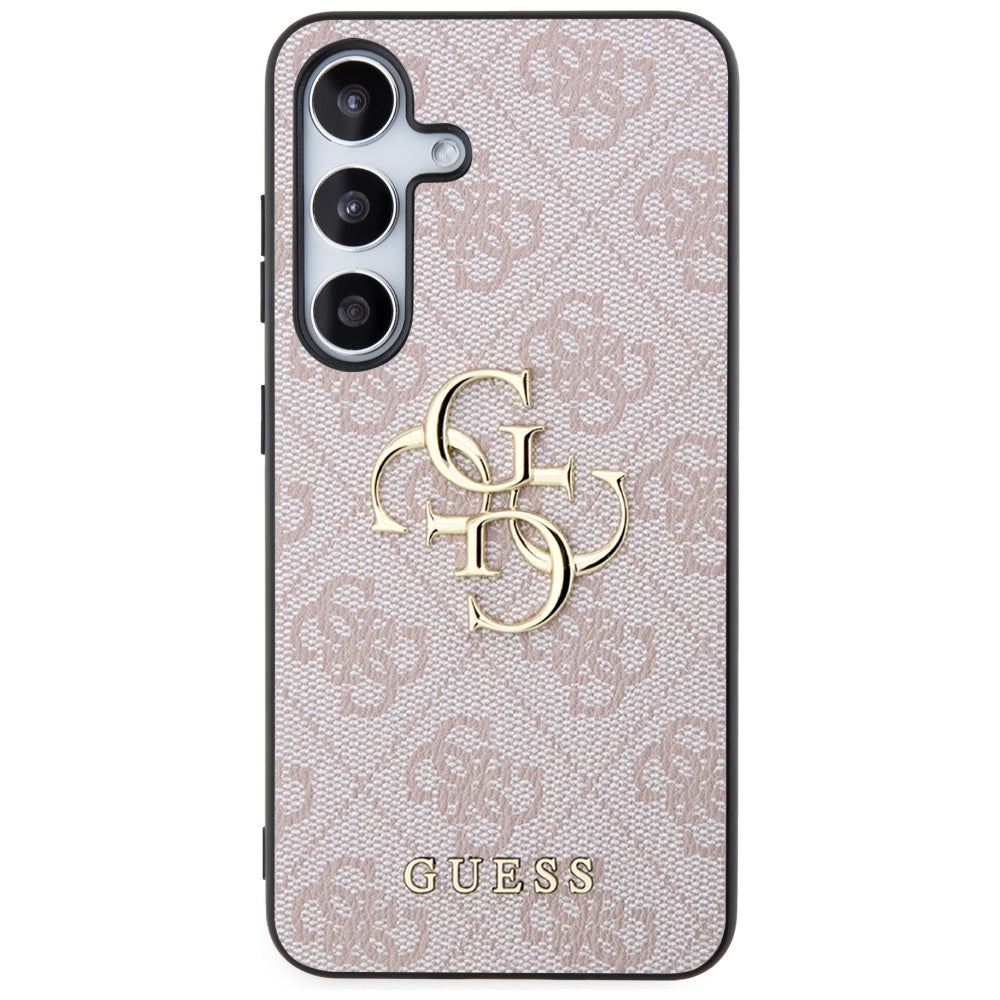 Guess GUHCS24S4GMGPI S24 S921 Pink hardcase 4G Big Metal Logo