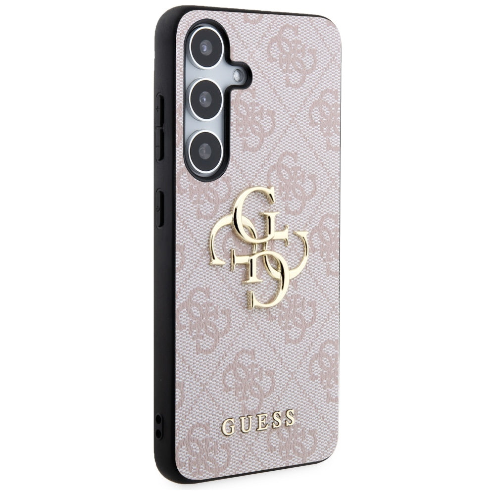 Guess GUHCS24S4GMGPI S24 S921 Pink hardcase 4G Big Metal Logo