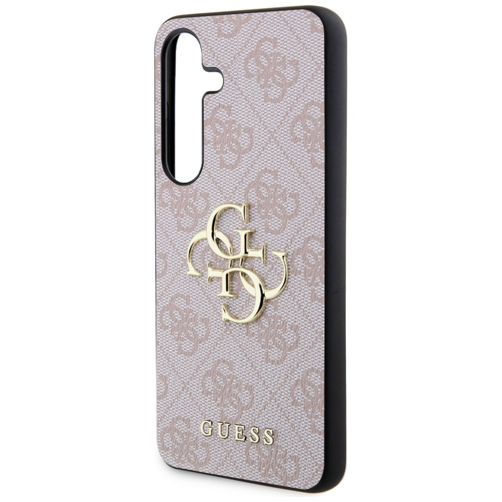 Guess GUHCS24S4GMGPI S24 S921 Pink hardcase 4G Big Metal Logo