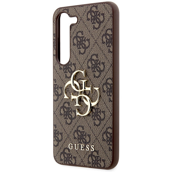 Guess GUHCS24S4GMGBR S24 S921 brown hardcase 4G Big Metal Logo