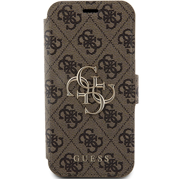 Guess GUBKP15L4GMGBR iPhone 15 Pro book book 4G Metal Logo
