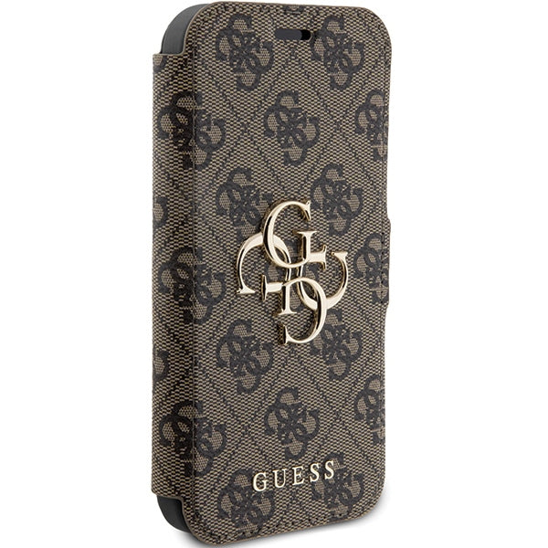 Guess GUBKP15L4GMGBR iPhone 15 Pro book book 4G Metal Logo