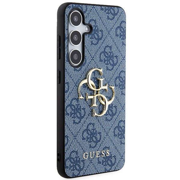 Guess GUHCS24S4GMGBL S24 S921 blue hardcase 4G Big Metal Logo