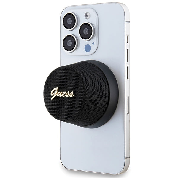 Guess Bluetooth GUWSC3ALSMK Speaker Stand Black Magnetic Script Metal