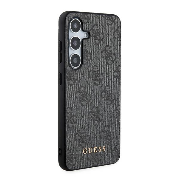 Guess GUHCS24SG4GFGR S24 S921 black hardcase 4G Metal Gold Logo