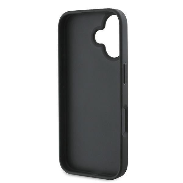 Guess GUHCP16MG4GLGR iPhone 16 Plus Grey hardcase 4G Bottom Stripe