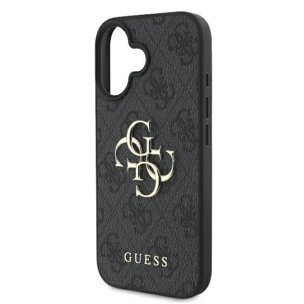 Guess GUHCP16S4GMGGR iPhone 16 black hardcase 4G Big Logo