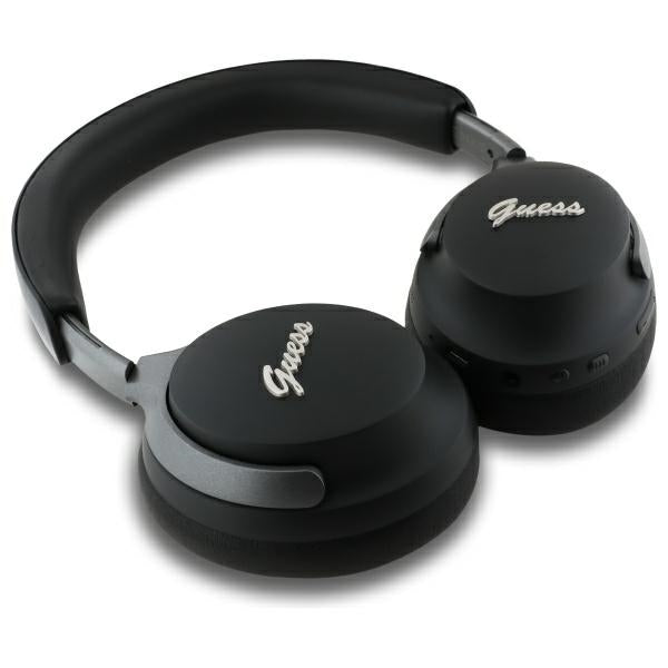 Guess Bluetooth ANC Headphones GUBHC22PSFCSMK Black Metal Script Logo