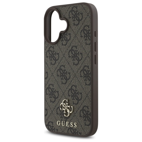 Guess GUHMP16SP4SM4MW iPhone 16 brown hardcase 4G Small Classic MagSafe