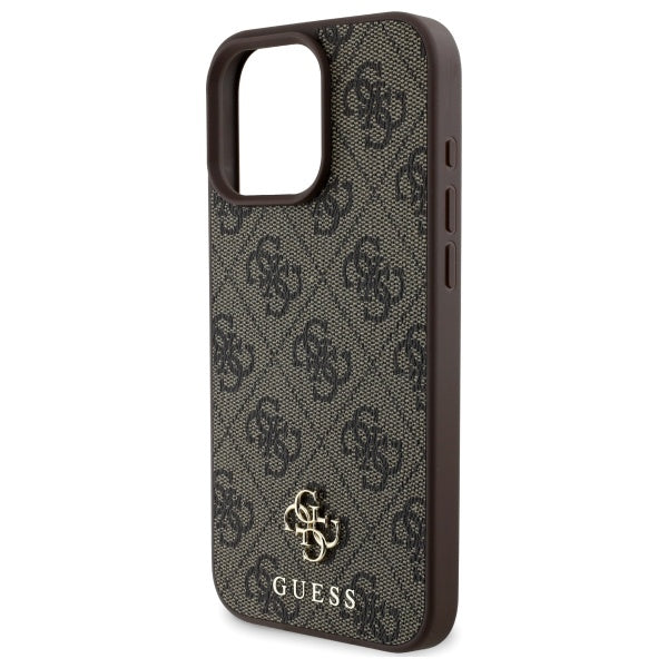 Guess GUHMP16XP4SM4MW iPhone 16 Pro Max brown hardcase 4G Small Classic MagSafe