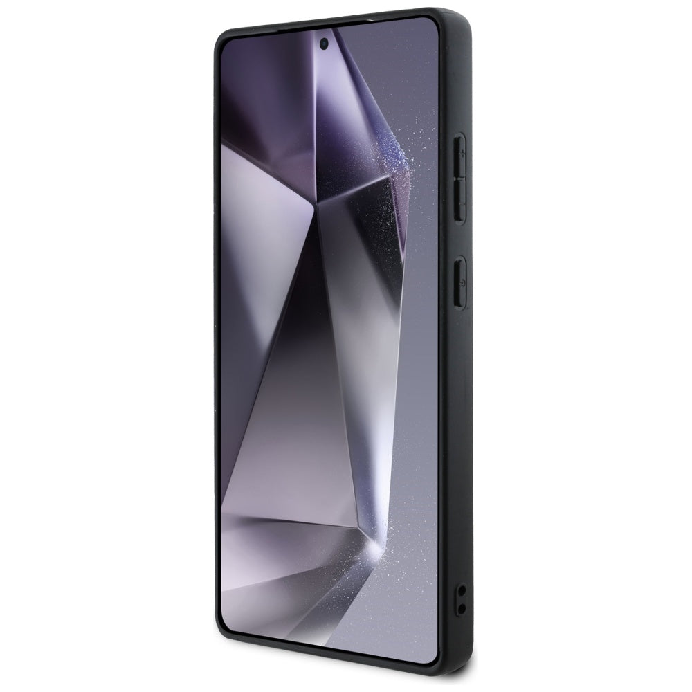 Guess GUHMS25LP4PGRSGW 4G Round Patch Classic Logo MagSafe to Samsung Galaxy S25 Ultra brown