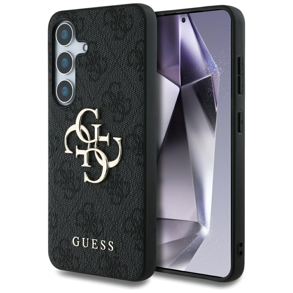 Guess GUHCS25M4GMGGR Galaxy S25 Plus Black hardcase 4G Big Metal Logo