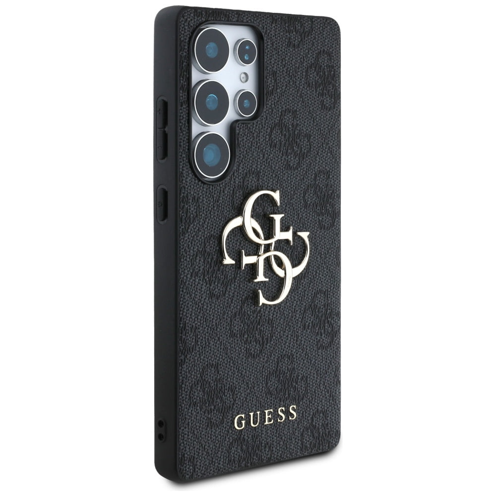 Guess GUHCS25L4GMGGR Galaxy S25 Ultra Black hardcase 4G Big Metal Logo