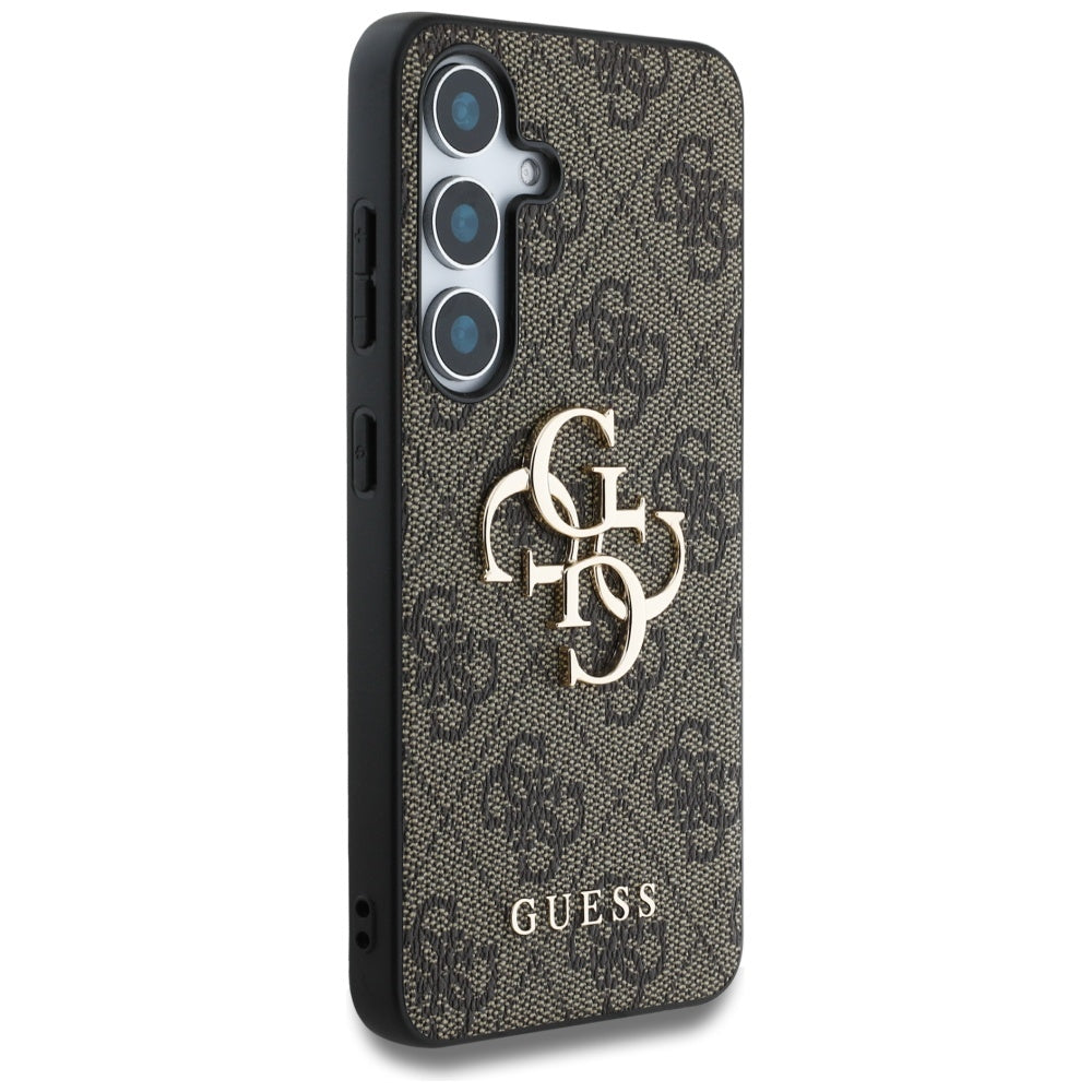 Guess GUHCS25M4GMGBR Galaxy S25 Plus Brown hardcase 4G Big Metal Logo