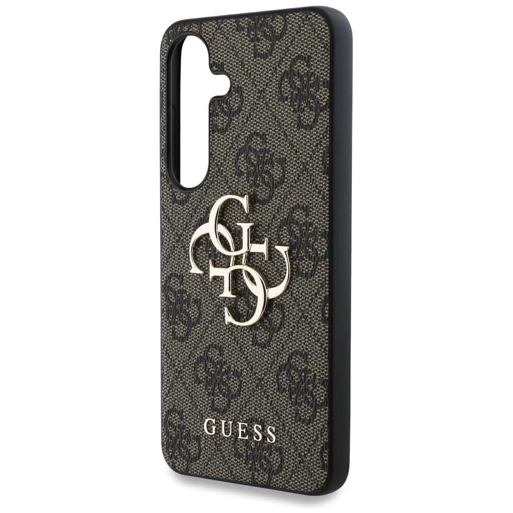Guess GUHCS25M4GMGBR Galaxy S25 Plus Brown hardcase 4G Big Metal Logo