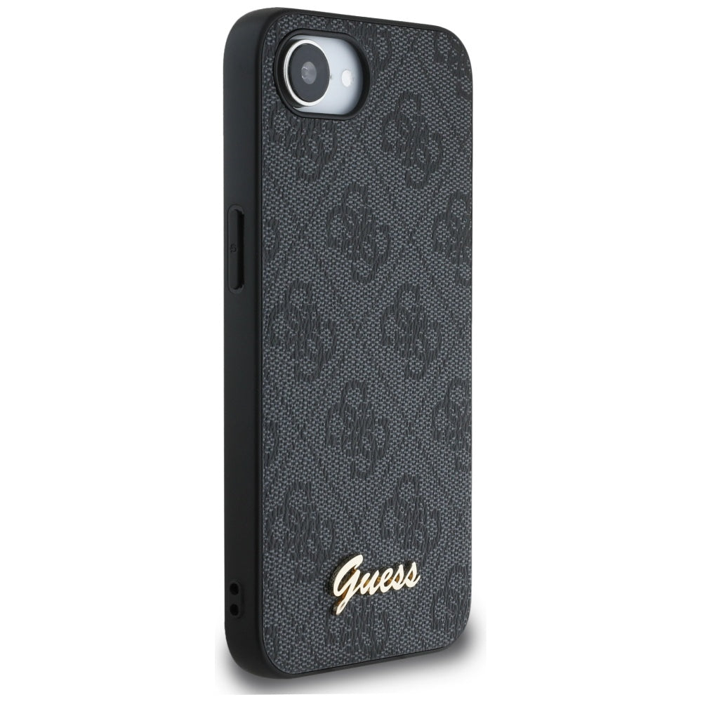 Guess GUHMPSE4HG4SHK iPhone 16e black hardcase 4G Script Logo MagSafe