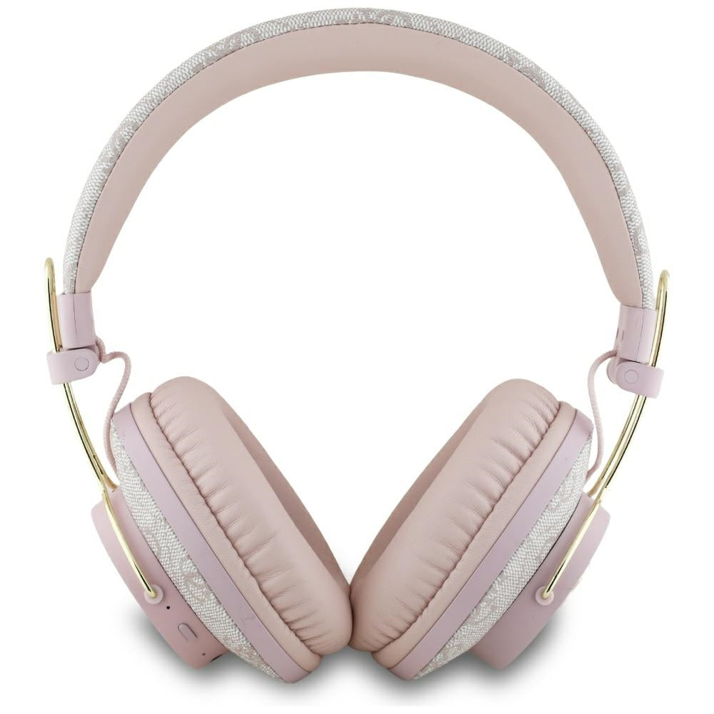 Guess Headphones Guess Bluetooth ENC Metal 4G Logo pink