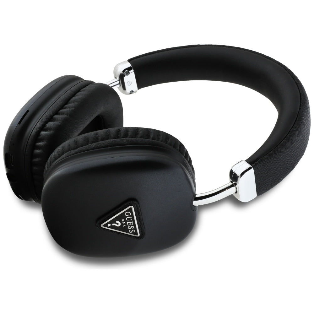 Headphones GUBHK1SATSK Guess Bluetooth 5.3 Metallic Triangle Logo black