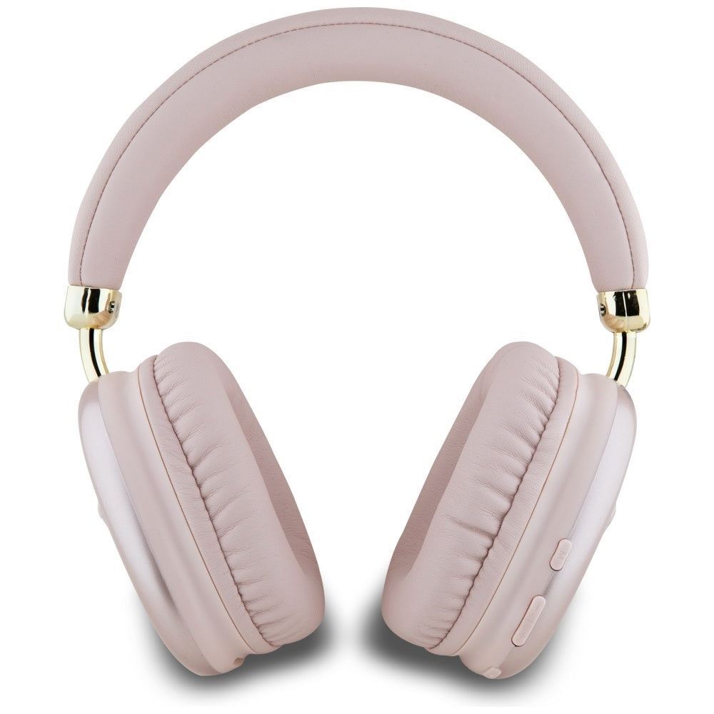Headphones GUBHK1SATSP Guess Bluetooth 5.3 Metallic Triangle Logo Pink