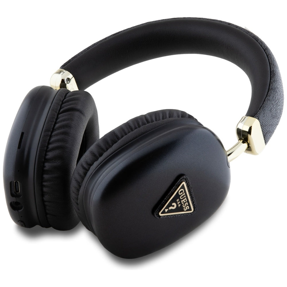 Guess Headphones Guess Bluetooth 5.3 4G Triangle Logo Black