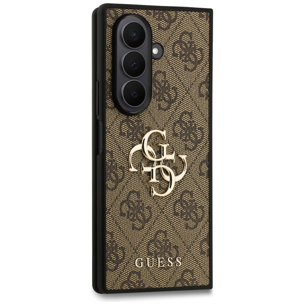 Guess GUHCZFD74GMGBR Big 4G Classic Logo for Samsung Galaxy Z Fold7 Brown