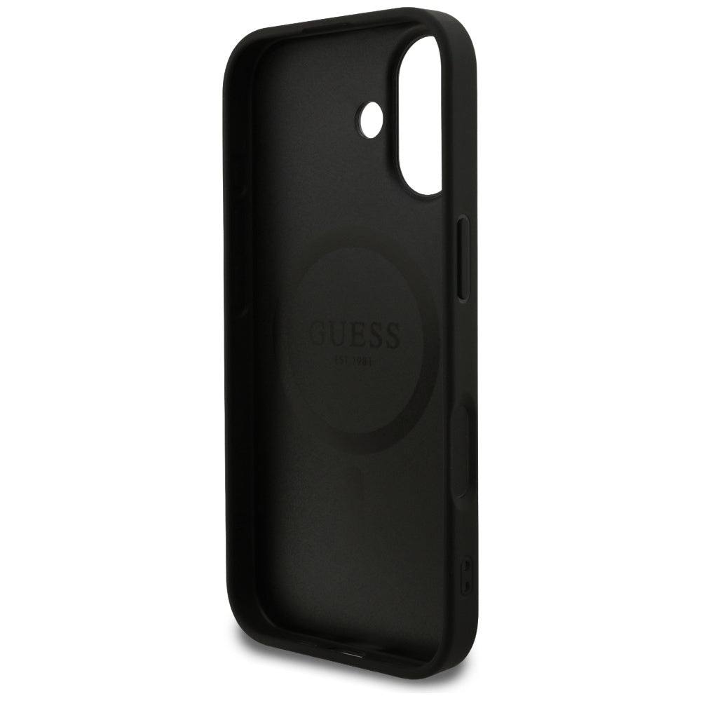 Guess GUHMP17SP4SM4MK 4G Small 4G and Classic MagSafe case for iPhone 17 Black