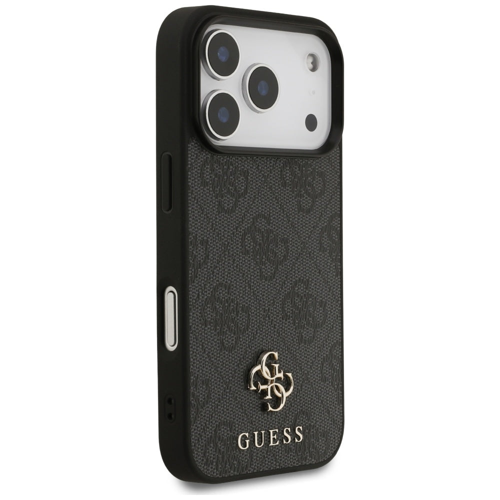 Guess GUHMP17LP4SM4MK 4G Small 4G and Classic MagSafe case for iPhone 17 Pro Black
