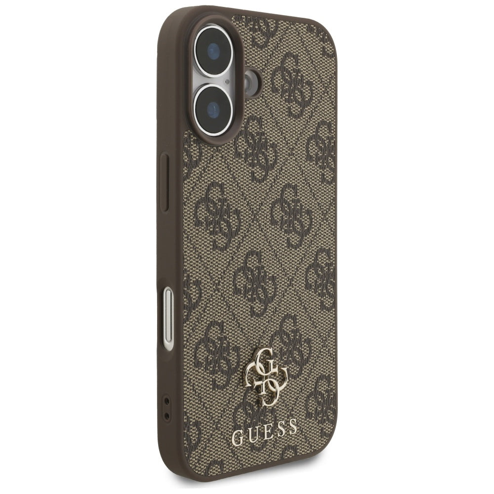 Guess GUHMP17SP4SM4MW 4G Small 4G and Classic MagSafe case for iPhone 17 Brown