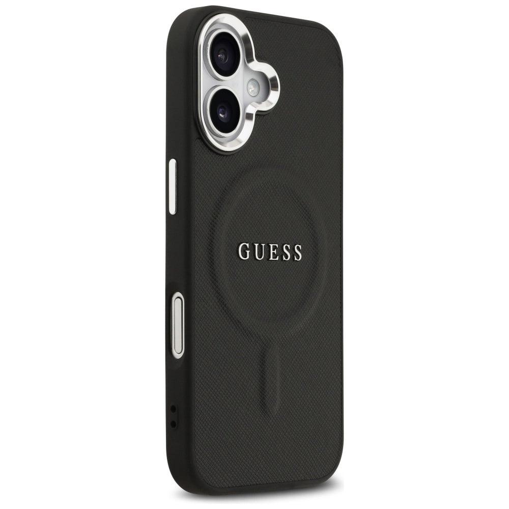 GUESS GUHMP17SPSAREGSK MagSafe Hardcase Classic Logo black for iPhone 17