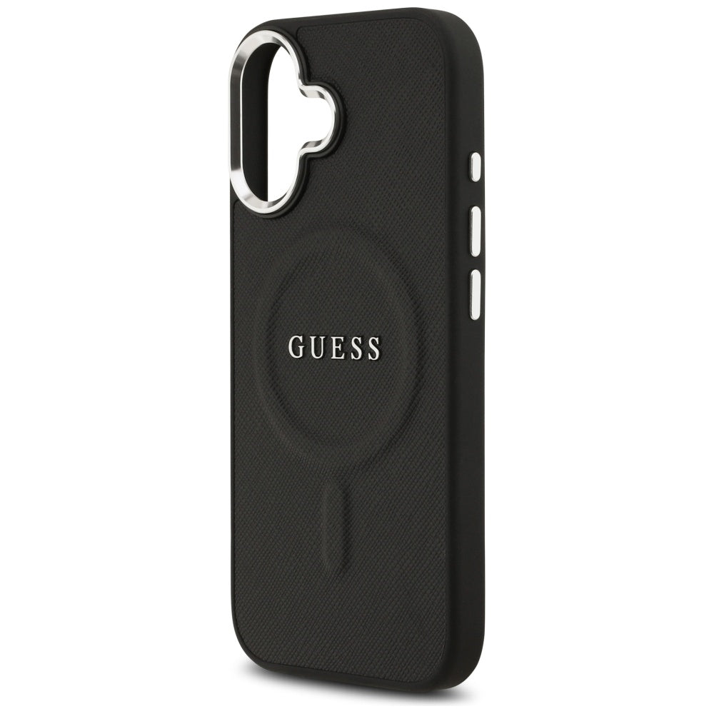 GUESS GUHMP17SPSAREGSK MagSafe Hardcase Classic Logo black for iPhone 17