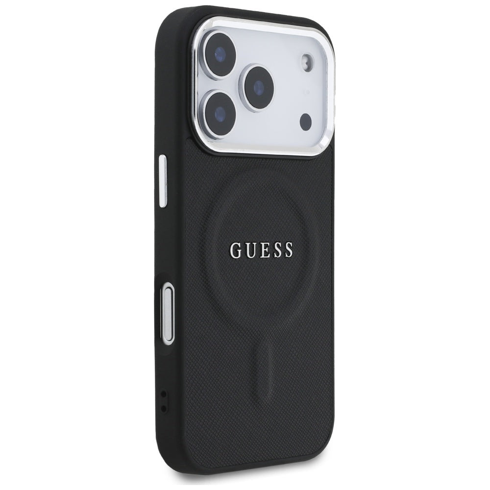 GUESS GUHMP17LPSAREGSK MagSafe Hardcase Classic Logo black for iPhone 17 Pro