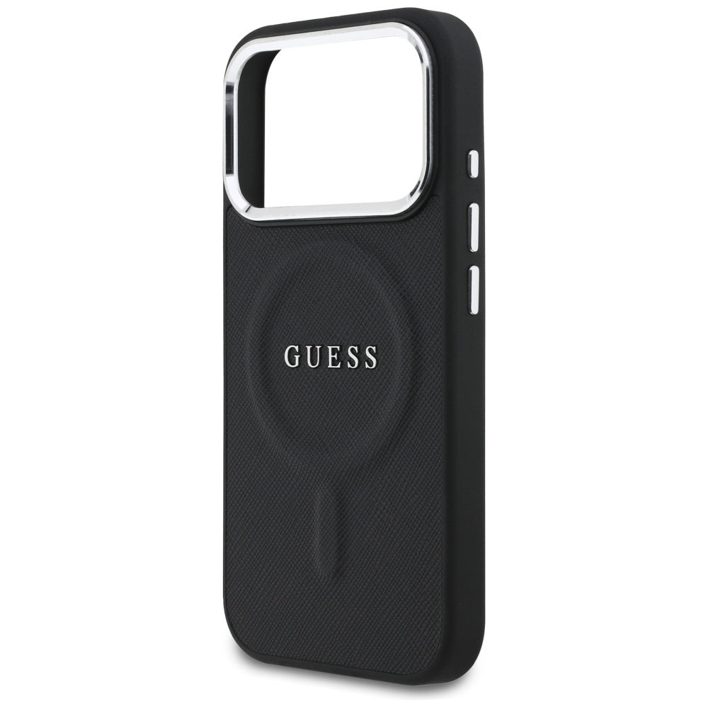 GUESS GUHMP17LPSAREGSK MagSafe Hardcase Classic Logo black for iPhone 17 Pro