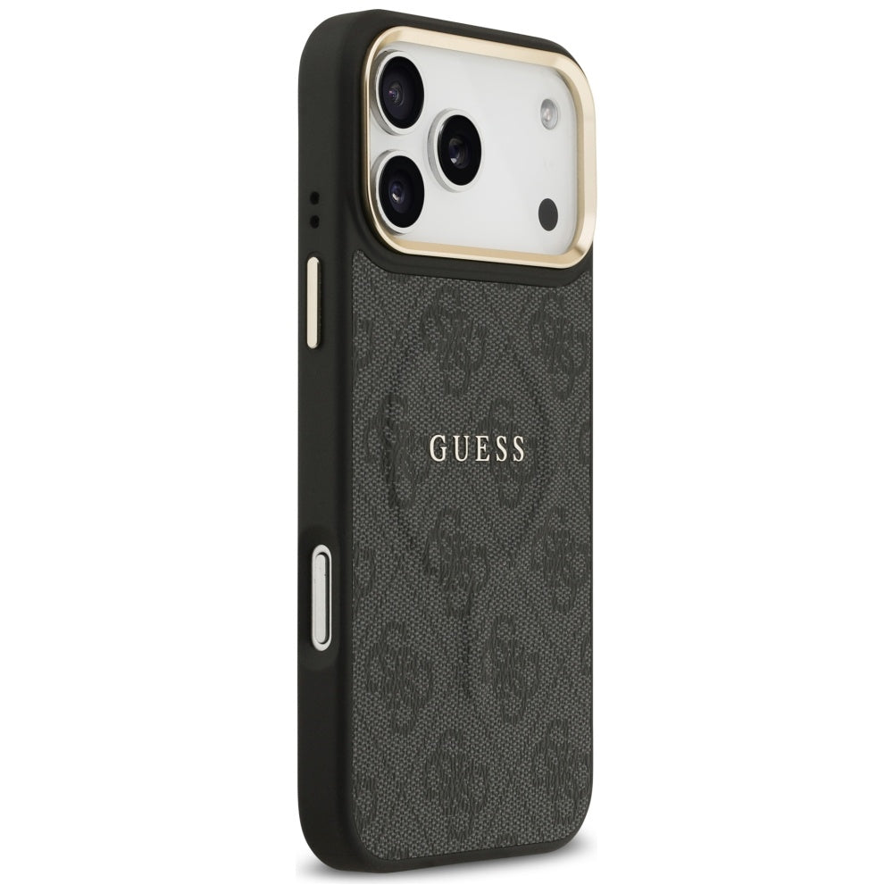 Guess GUHMP17XP4MSEGCK 4G PU Classic Logo MagSafe for iPhone 17 Pro Max Black