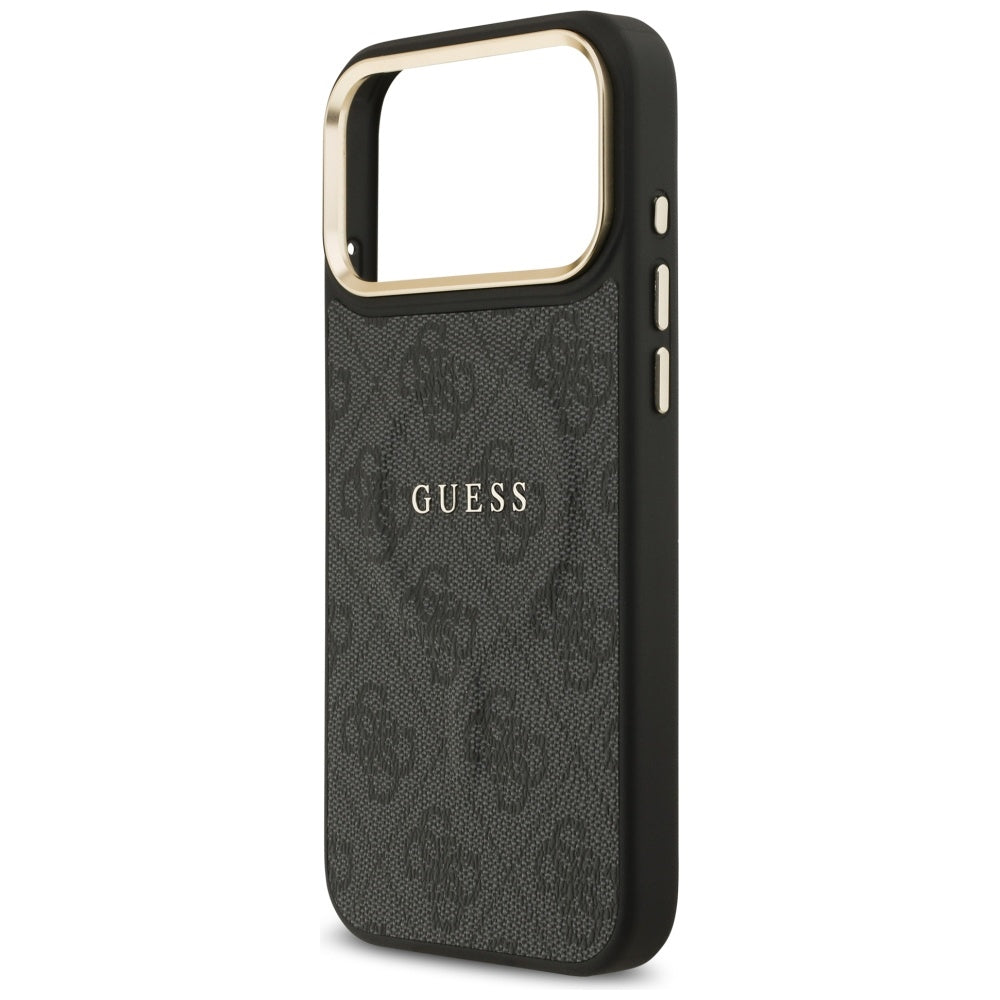 Guess GUHMP17XP4MSEGCK 4G PU Classic Logo MagSafe for iPhone 17 Pro Max Black