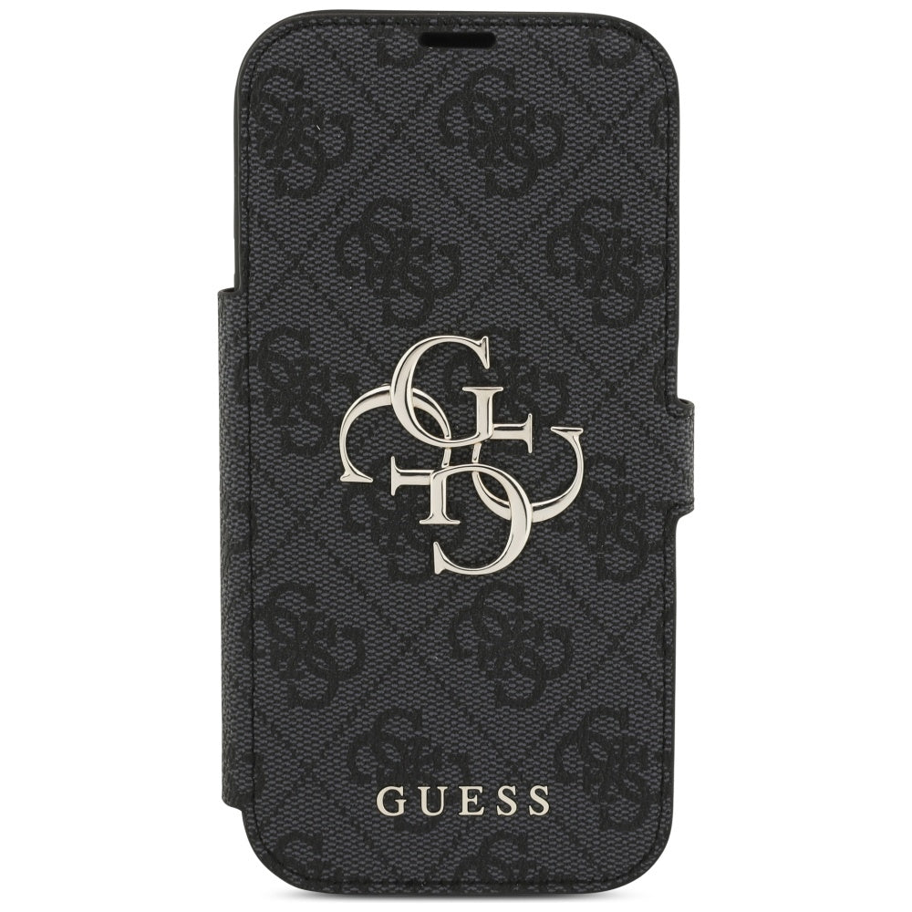 Guess GUBKP17X4GMGGR Bookcase 4G Metal Logo for iPhone 17 Pro Max Black