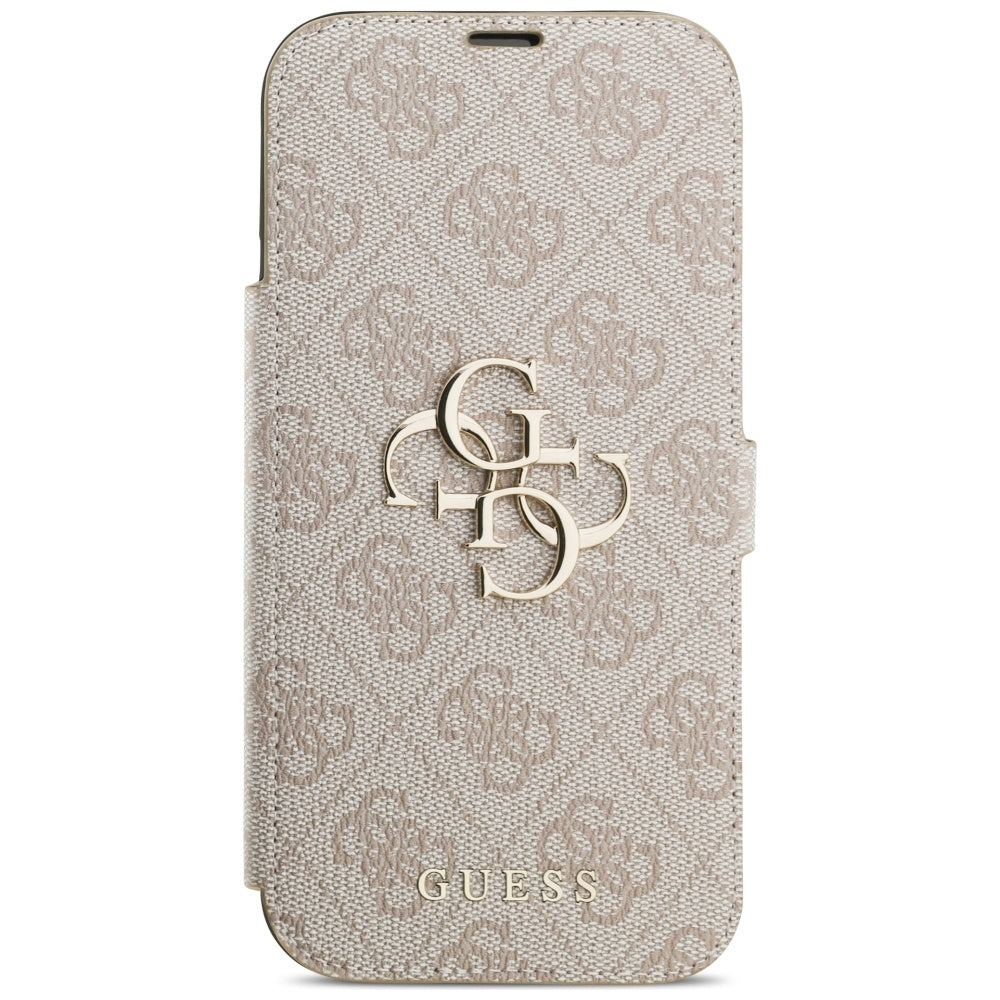 Guess GUBKP17X4GMGPI Bookcase 4G Metal Logo for iPhone 17 Pro Max Pink