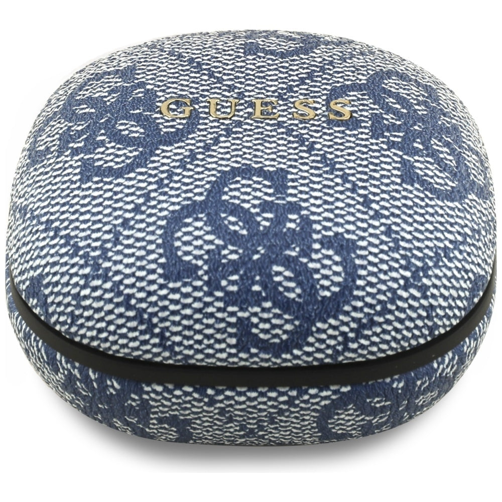 Earphones TWS ENC Guess 4G Classic Metal Logo blue