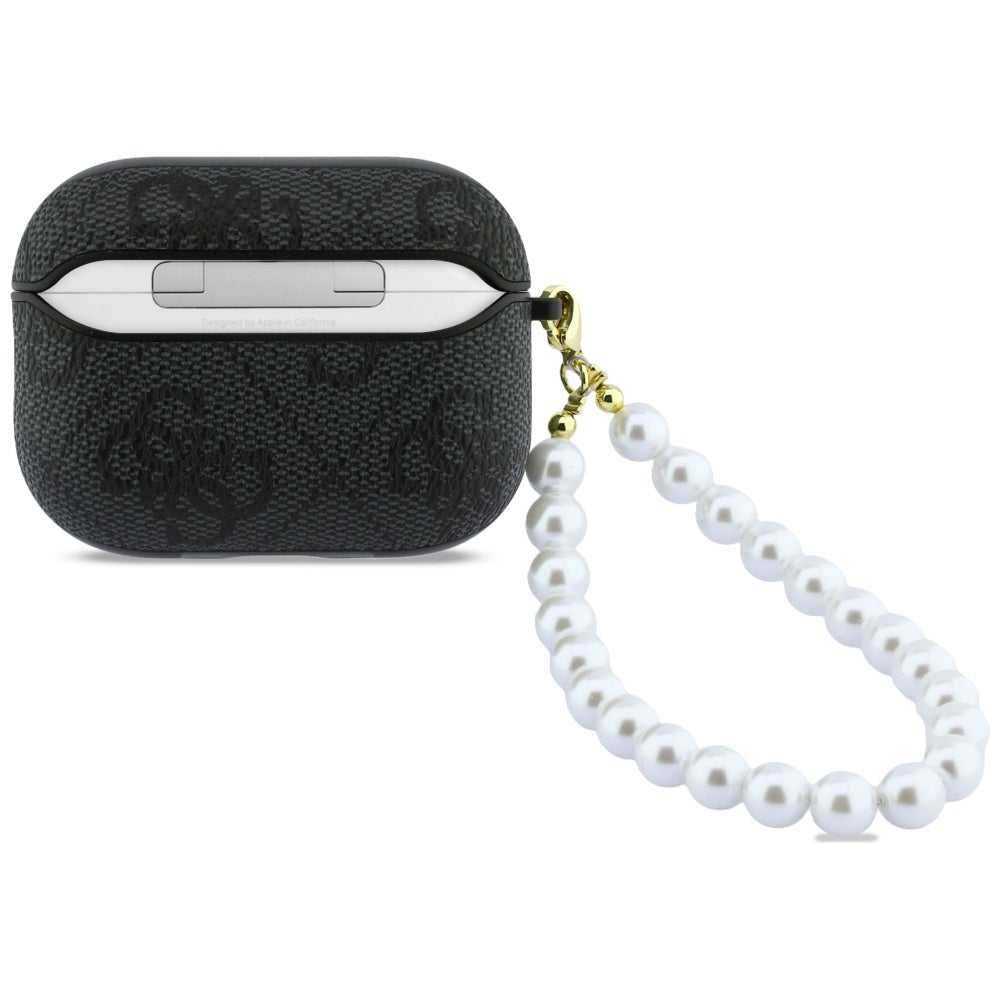 Guess 4G Pearl Strap Case for AirPods Pro 3 black