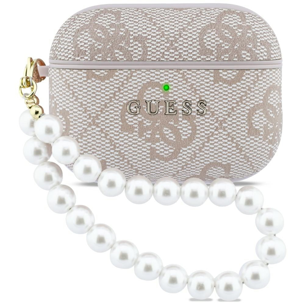 Guess 4G Pearl Strap Case for AirPods Pro 3 Pink