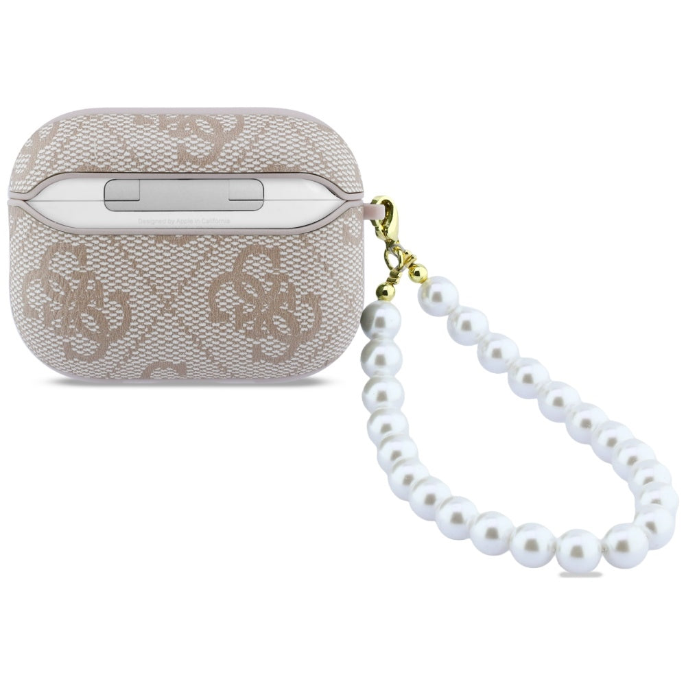 Guess 4G Pearl Strap Case for AirPods Pro 3 Pink