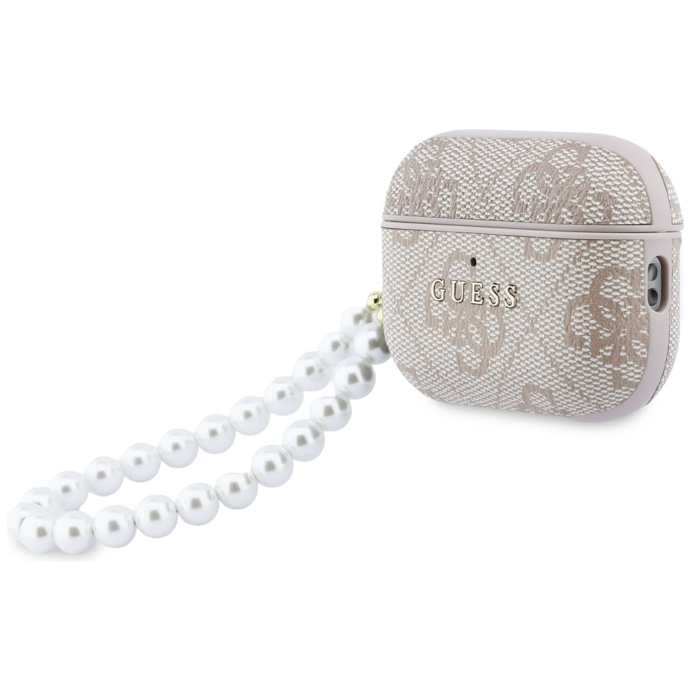 Guess 4G Pearl Strap Case for AirPods Pro 3 Pink