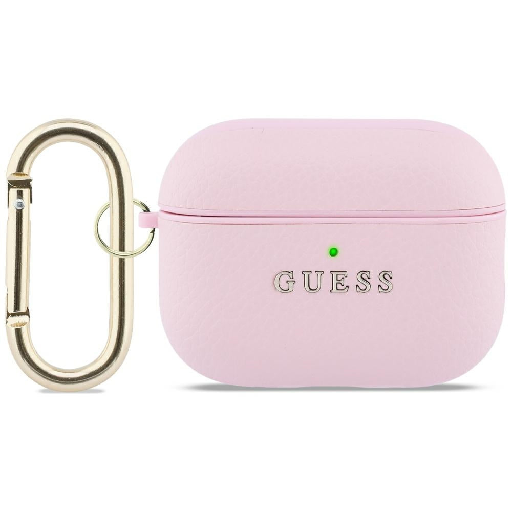 Guess Grained Classic Logo Hook for AirPods Pro 3 pink
