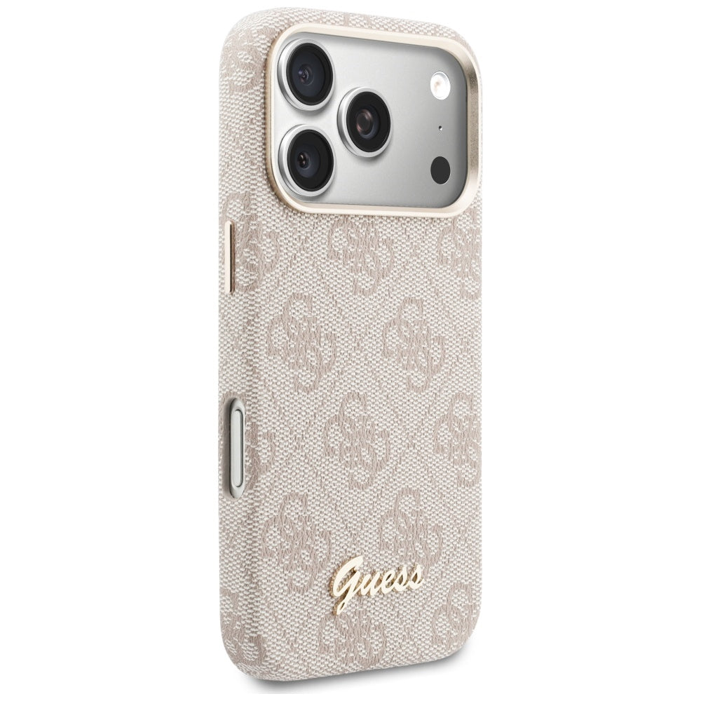 GUESS GUHMP17X5P4FWMSP 4G Script MagSafe for iPhone 17 Pro Max Pink