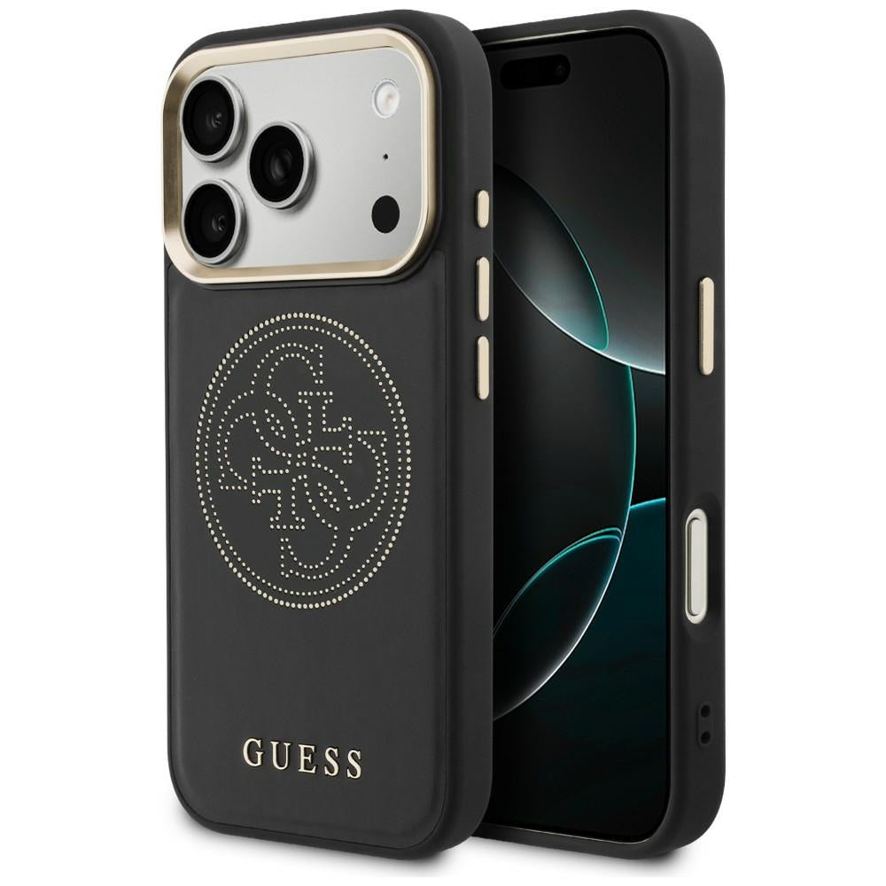 Guess GUHMP17X5PG4SRGK Perforated 4G MagSafe for iPhone 17 Pro Max Black
