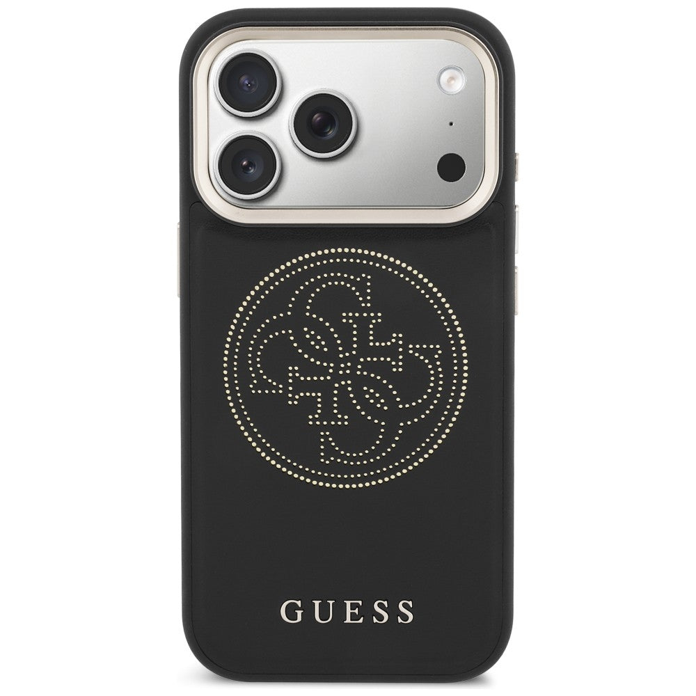 Guess GUHMP17X5PG4SRGK Perforated 4G MagSafe for iPhone 17 Pro Max Black