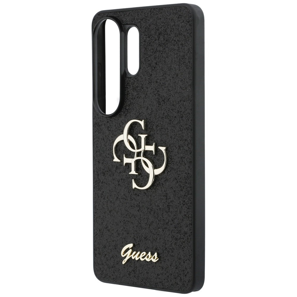 Guess GUHCS26LHG4SGK Fixed Glitter Big 4G Metal Logo Case for Samsung Galaxy S26 Ultra black