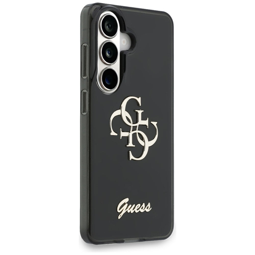 Guess GUHCS26S5HC4MLSK IML Big Metal 4G Script for Samsung Galaxy S26 black