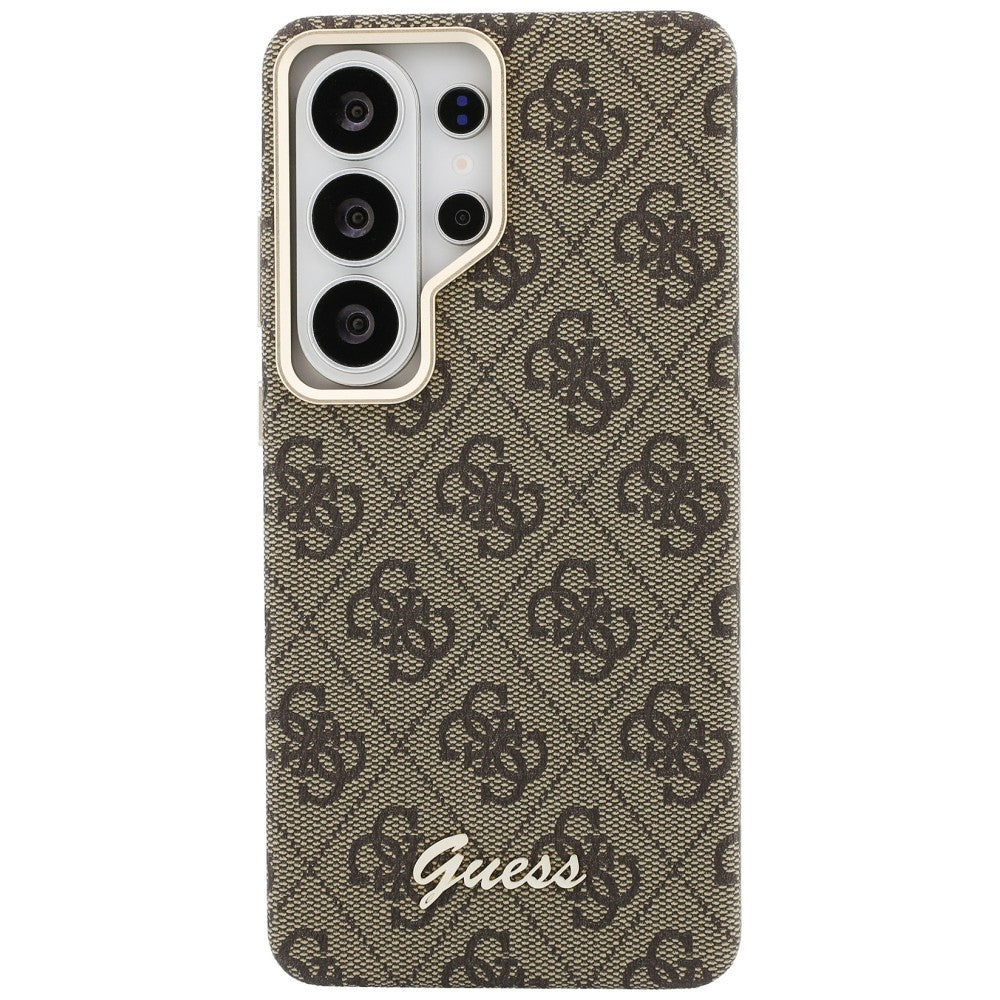 Guess GUHMS26L5P4FWMSW 4G Script MagSafe for Samsung Galaxy S26 Ultra brown