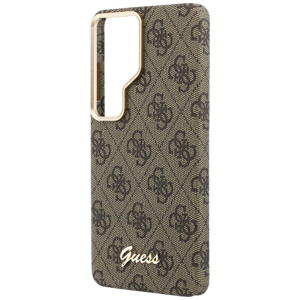 Guess GUHMS26L5P4FWMSW 4G Script MagSafe for Samsung Galaxy S26 Ultra brown