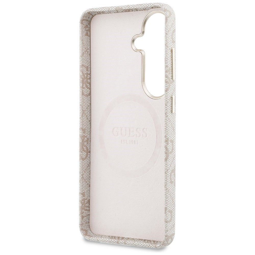 Guess GUHMS26S5P4FWMSP 4G Script MagSafe for Samsung Galaxy S26 Pink
